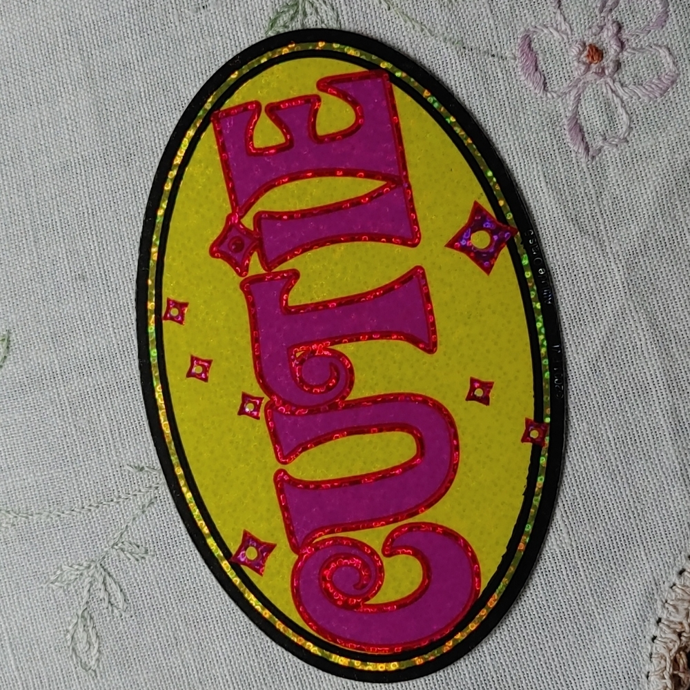♦️3 for $15 Y2K Vintage Holographic Cutie Sticker